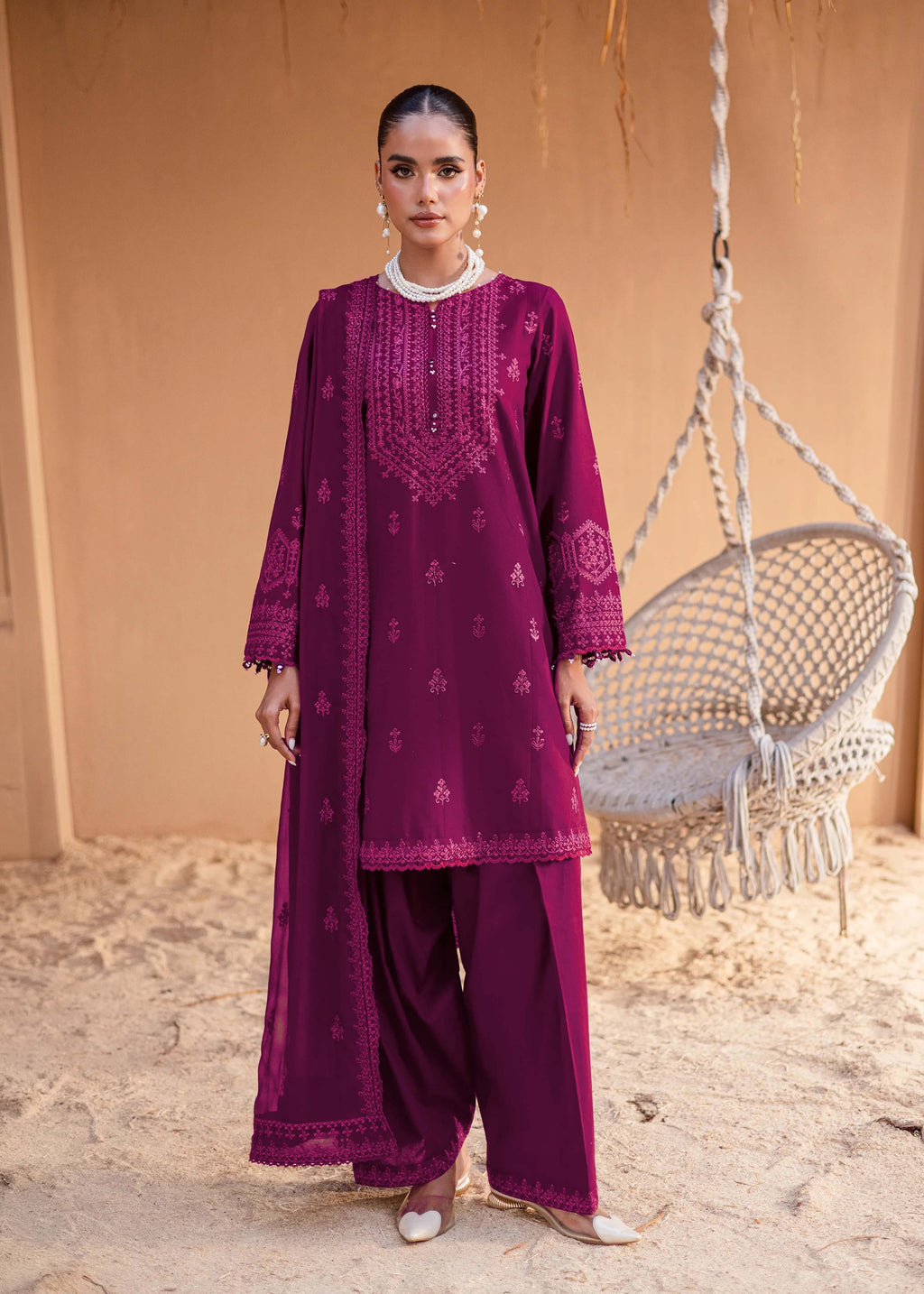 Zarqoon Plum  3PC