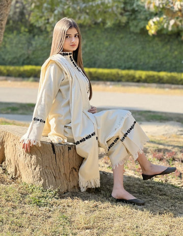 WHITE PEARL 3 PC (DHANAK)