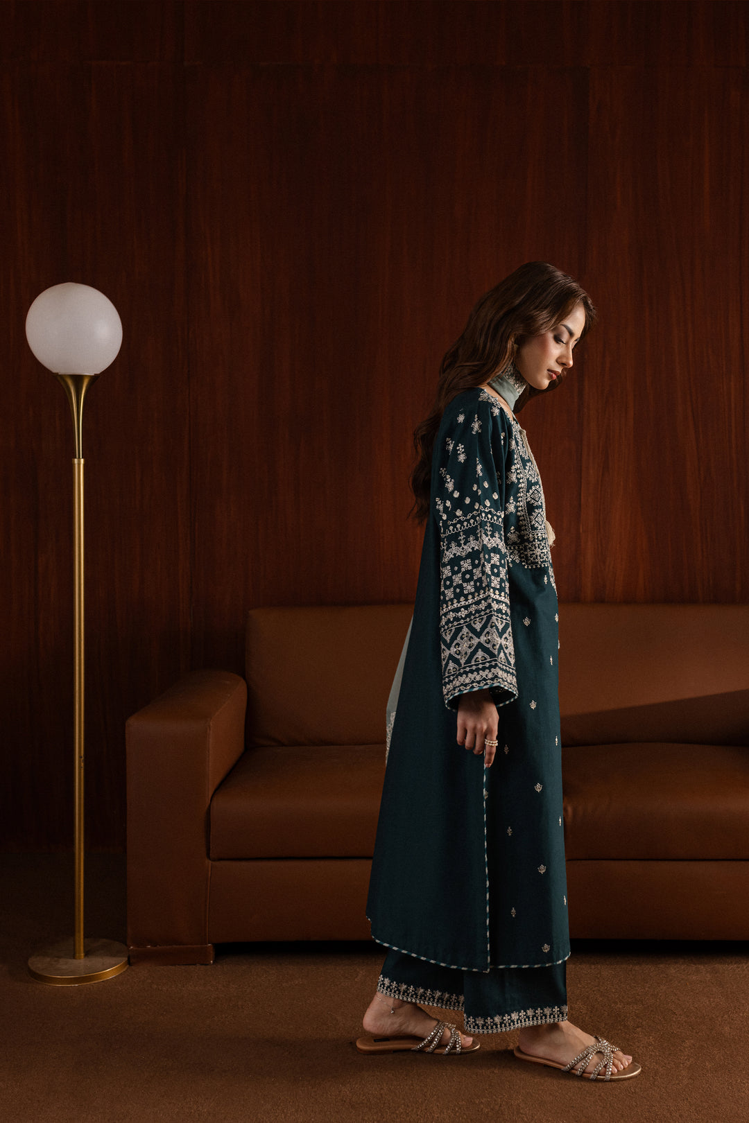 Arzu Embroidered - 3pcs - image 4