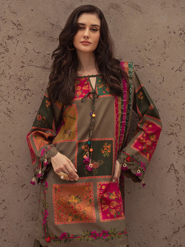 Zeenat e Khaki 3-PC MWF COLLECTION