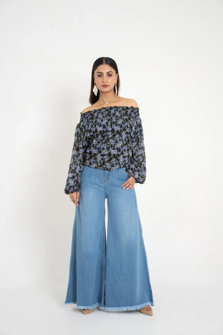 Ladies Wide leg 8 pocket