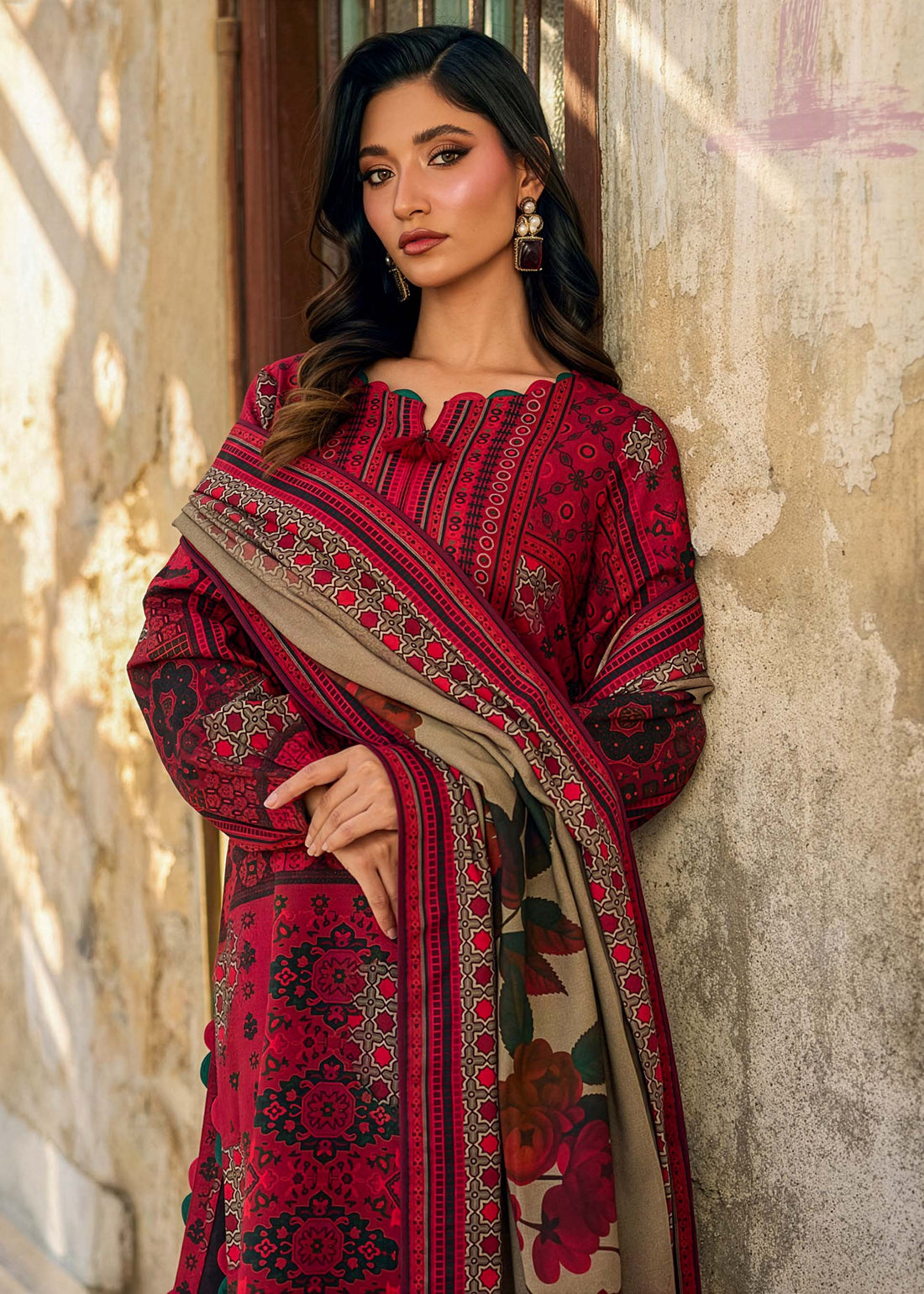 Rubab printed 3pc - main product image