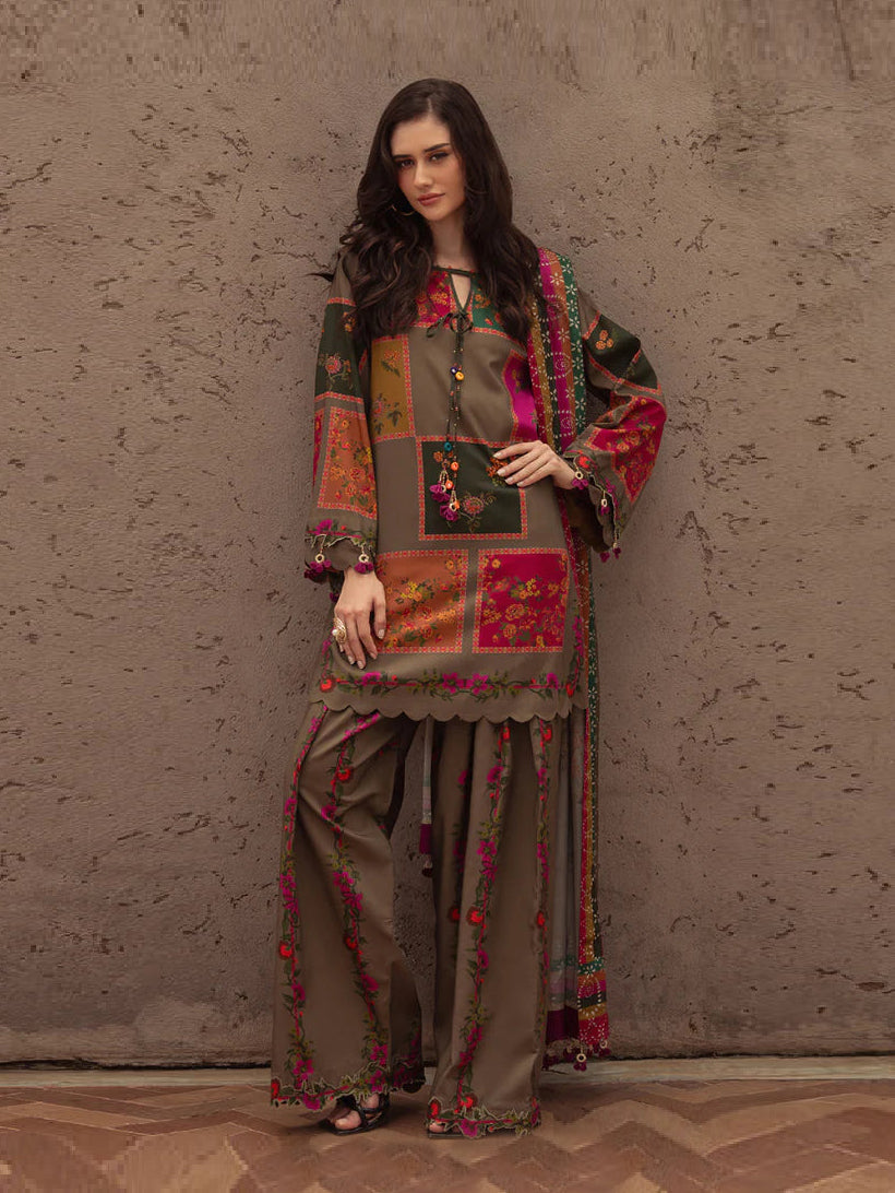 Zeenat e Khaki 3-PC MWF COLLECTION