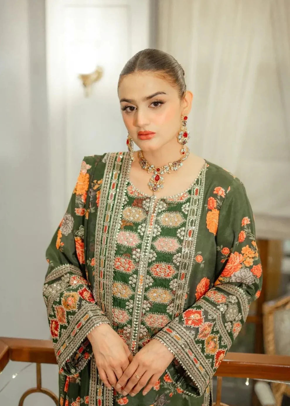 Aveera's Olive Green 3PC