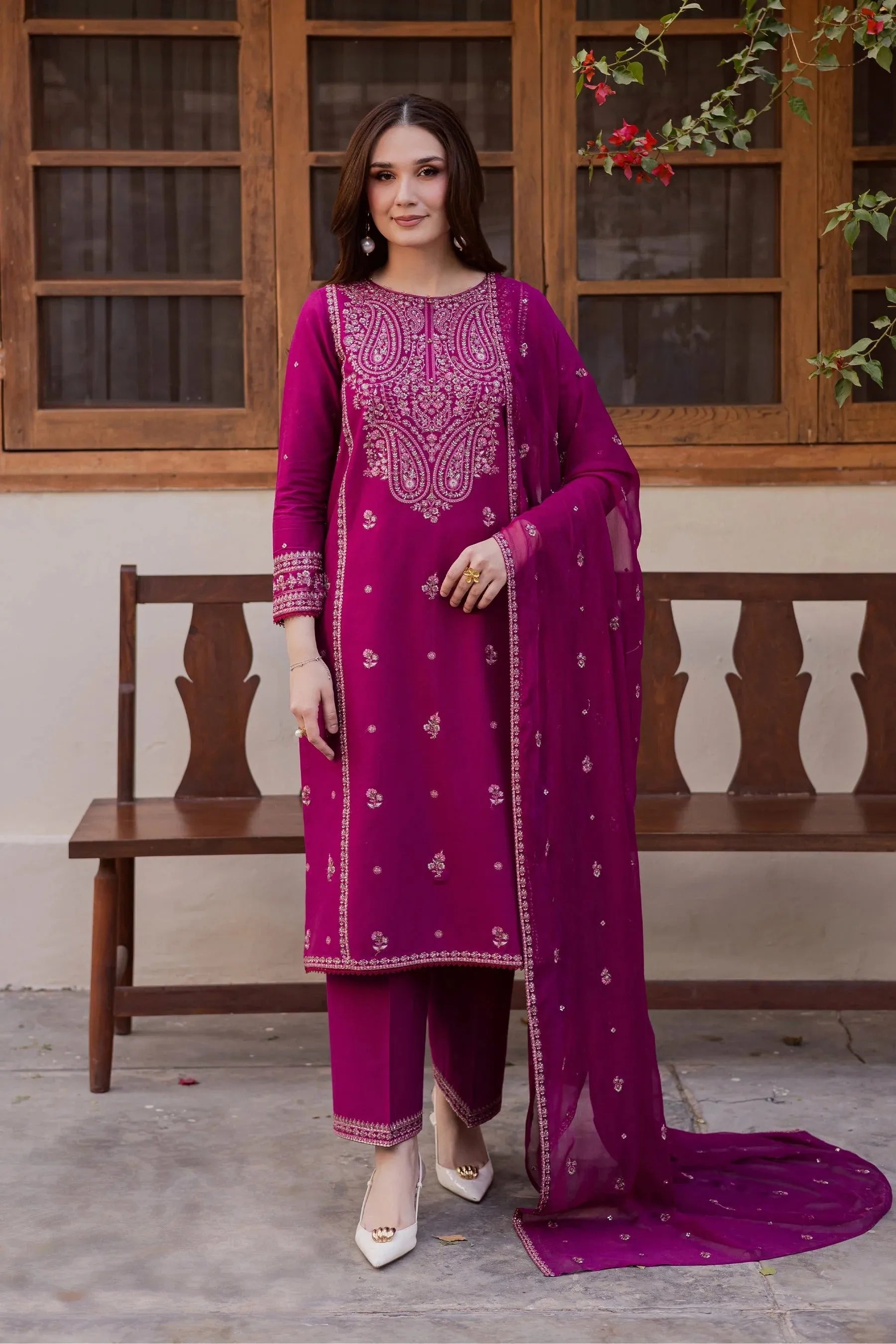 Zarmina Royale – Embroidered Lawn 3PC