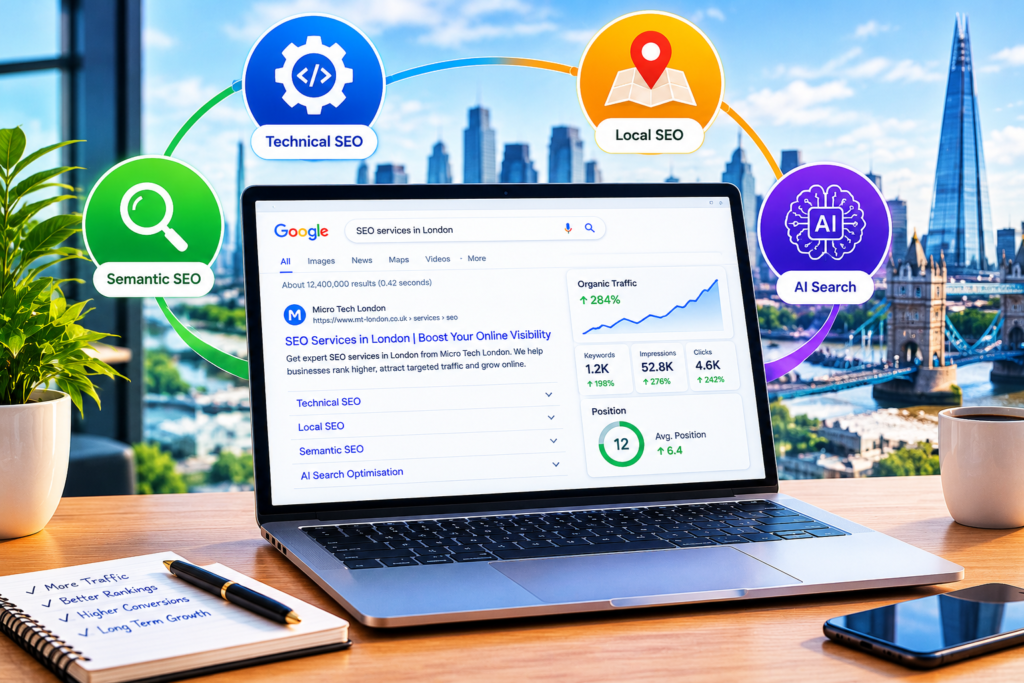 Technical local semantic and AI SEO strategy
