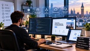 Software Development in London with custom software, web applications, API integration, cloud solutions and ongoing support.